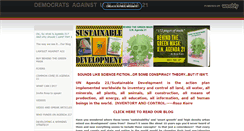 Desktop Screenshot of democratsagainstunagenda21.com