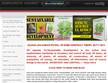 Tablet Screenshot of democratsagainstunagenda21.com